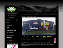 Tablet Screenshot of elitesmashrepairs.com.au